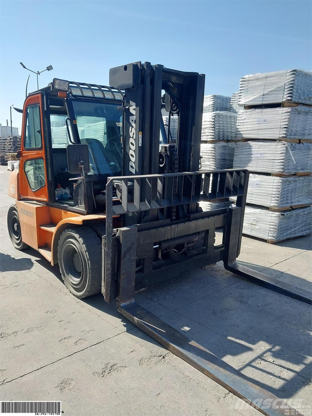 Doosan D70 S-5 T 4,55 m, F 1,8 m Kahveltõstukid - muud