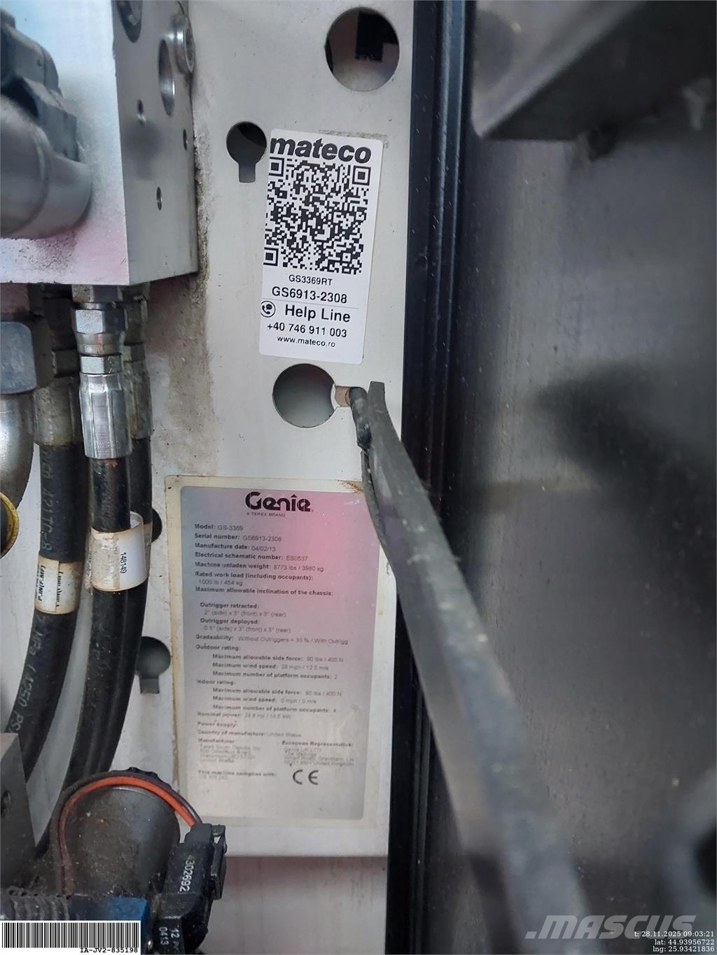Genie GS3369RT Ανυψωτήρες ψαλιδωτής άρθρωσης