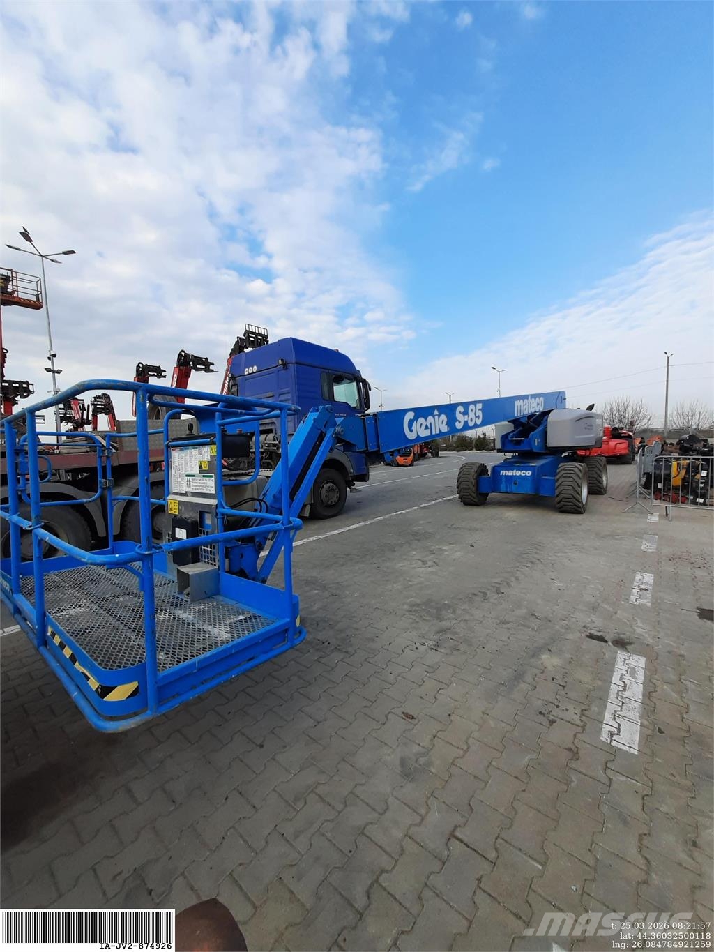 Genie S-85 Ανυψωτήρες με αρθρωτό βραχίονα