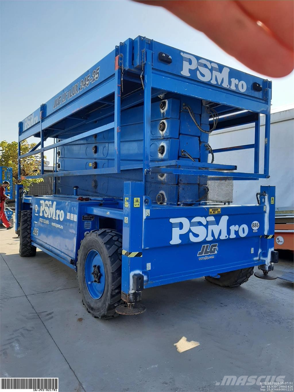 JLG 245-25 Žirkliniai keltuvai