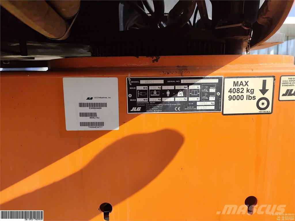 JLG 460SJ 관절형 전동이동 리프트