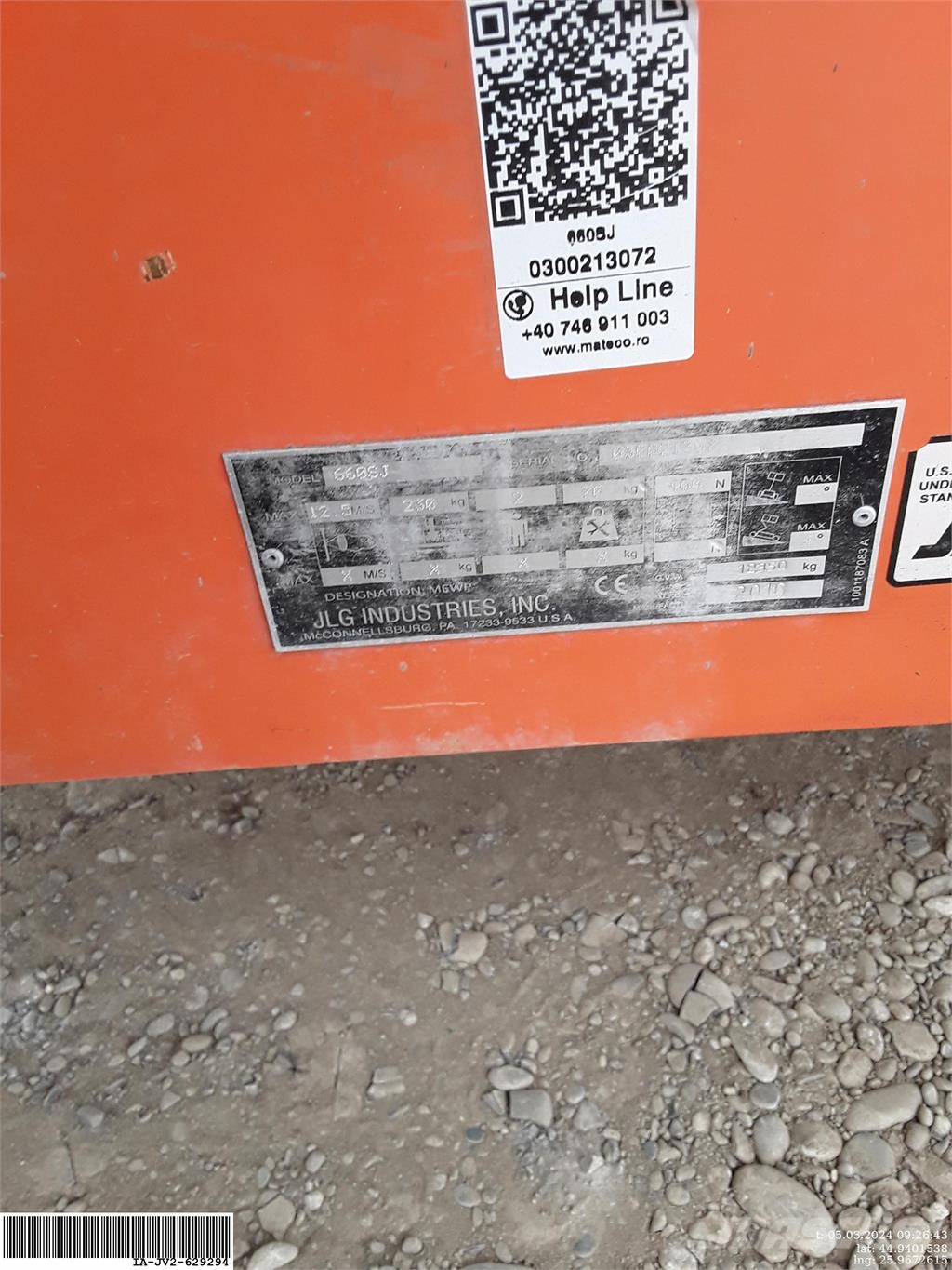 JLG 660SJ Iseliikuvad poomtõstukid