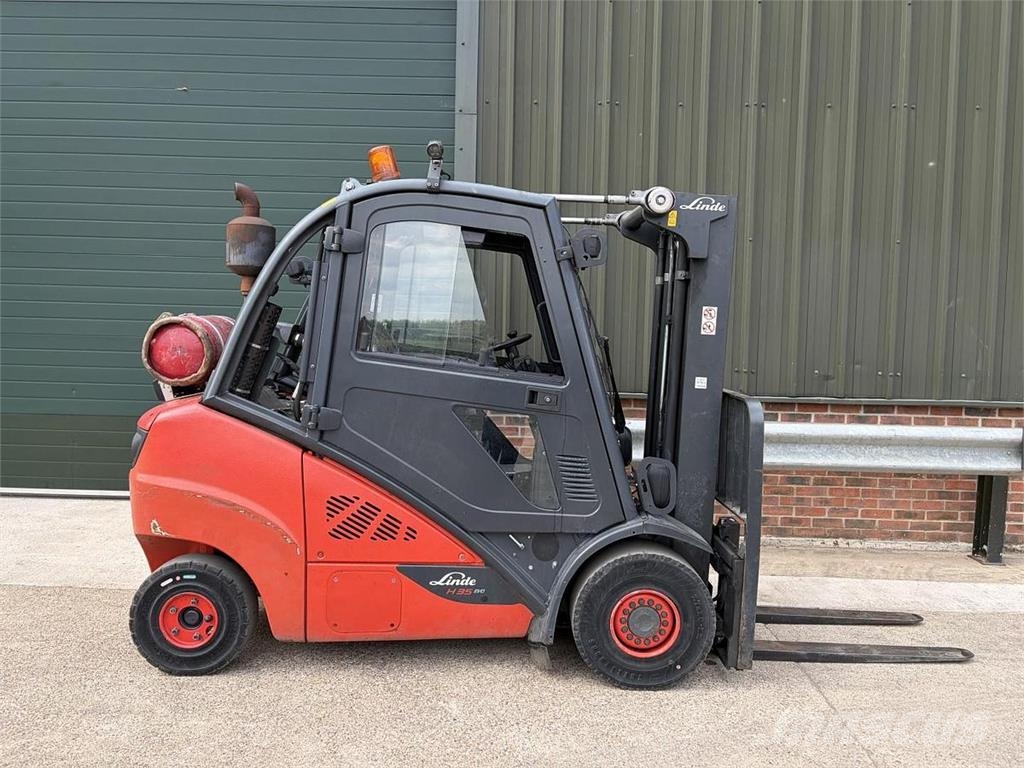 Linde H35T-02 Περονοφόρα ανυψωτικά κλαρκ με φυσικό αέριο LPG