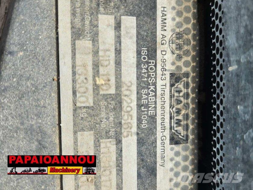 Hamm HD110 Valjci sa jednim bubnjem
