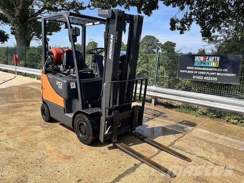 Doosan G20SC-5 Forklift Περονοφόρα ανυψωτικά κλαρκ με φυσικό αέριο LPG