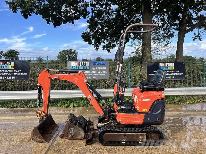 Kubota K008-3 Excavator Crawler excavators