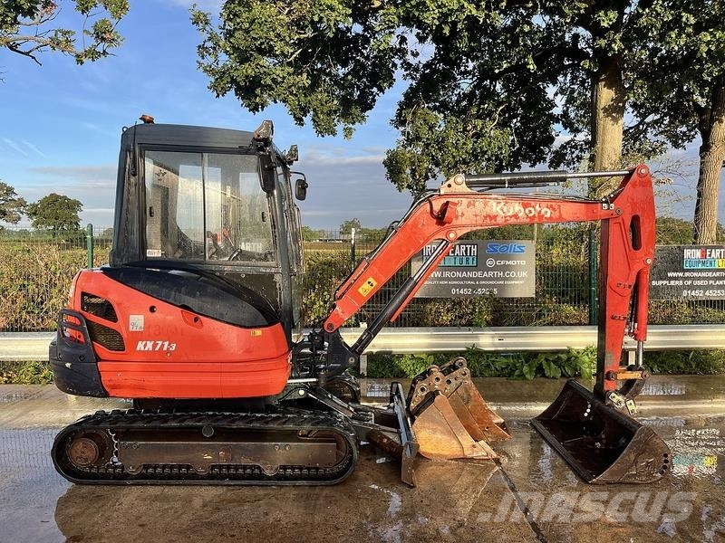 Kubota KX71-3 Excavator Excavadoras sobre orugas