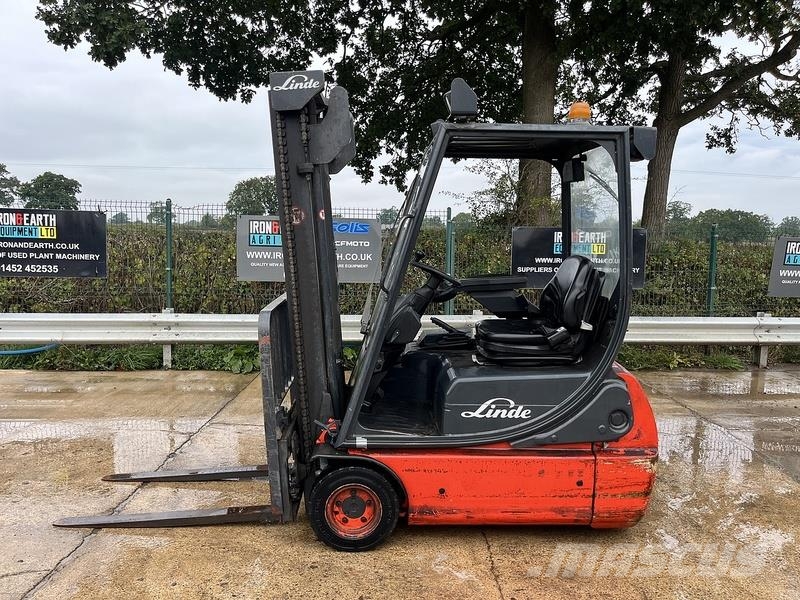 Linde E16C-02 Forklift شاحنات ذات رافعات شوكية تعمل بالكهرباء