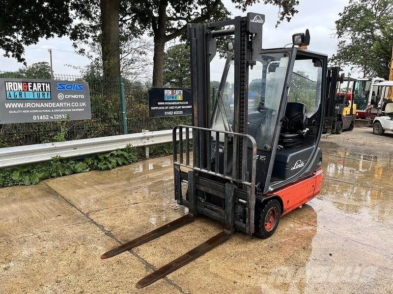 Linde E16C-02 Forklift شاحنات ذات رافعات شوكية تعمل بالكهرباء