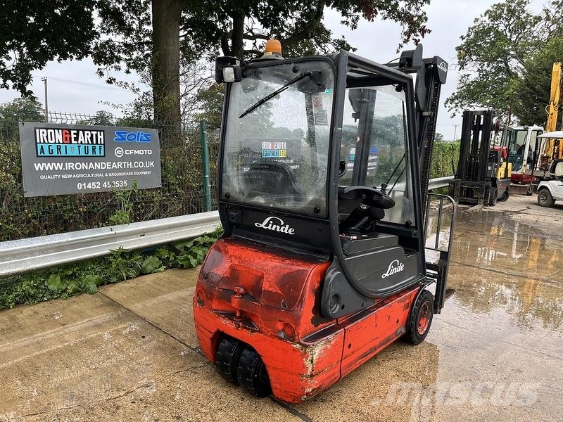 Linde E16C-02 Forklift شاحنات ذات رافعات شوكية تعمل بالكهرباء