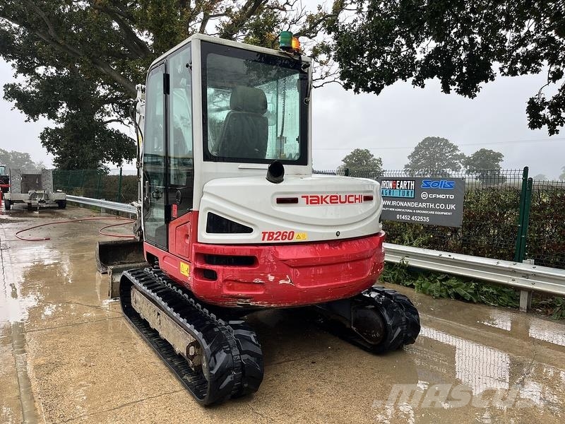 Takeuchi TB260 Excavator Bagri goseničarji