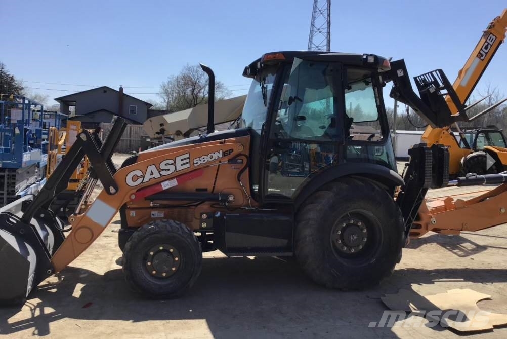 CASE 580N EP لوادر ذات جرافات عكسية