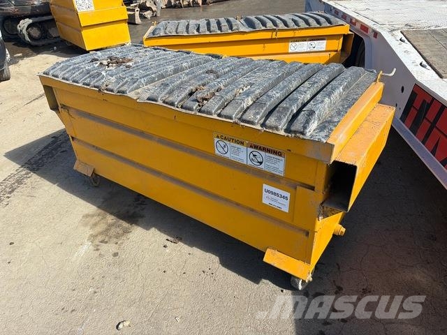 1 cyd Front End Loader Waste Container Двигуни і приводи