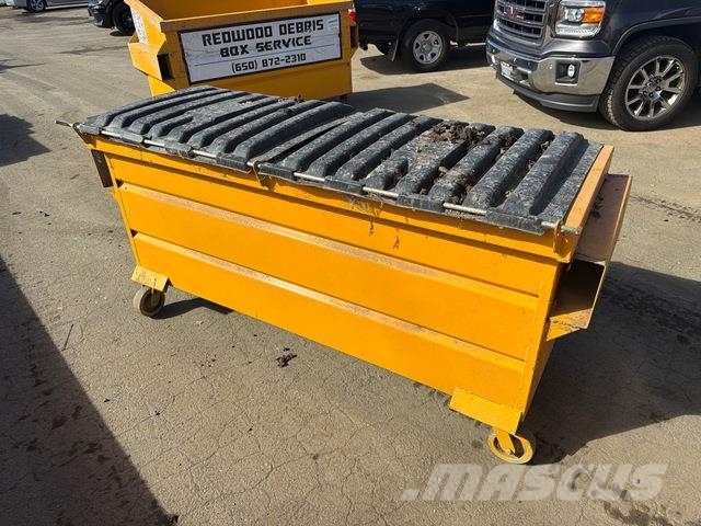 1 cyd Front End Loader Waste Container Двигуни і приводи