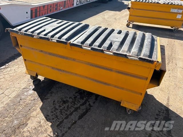 1 cyd Front End Loader Waste Container Двигуни і приводи