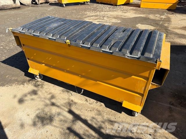 1 cyd Front End Loader Waste Container Двигуни і приводи