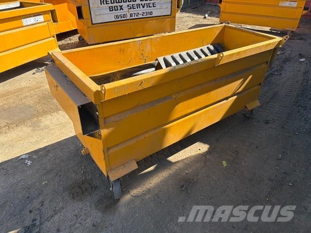 1 cyd Front End Loader Waste Container Двигуни і приводи