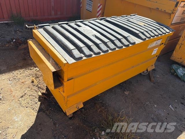 1 cyd Front End Loader Waste Container Двигуни і приводи