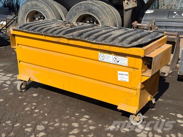 1 cyd Front End Loader Waste Container Двигуни і приводи