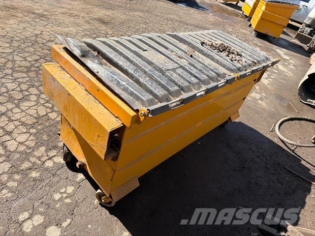 1 cyd Front End Loader Waste Container Двигуни і приводи