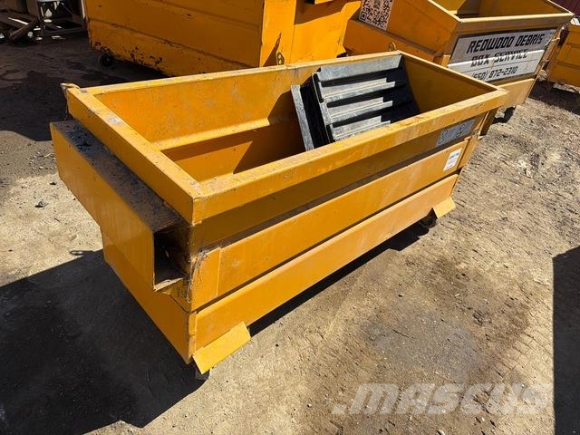 1 cyd Front End Loader Waste Container Двигуни і приводи