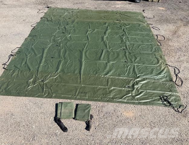 1- MTVR 7 Ton Rear Cargo Top with End Curtains. NO شاحنات خفيفة/مفصلية الجوانب