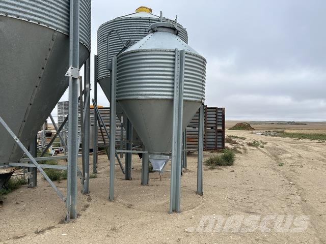  1 Ring Hopper Grain Bin Matériel de conditionnement