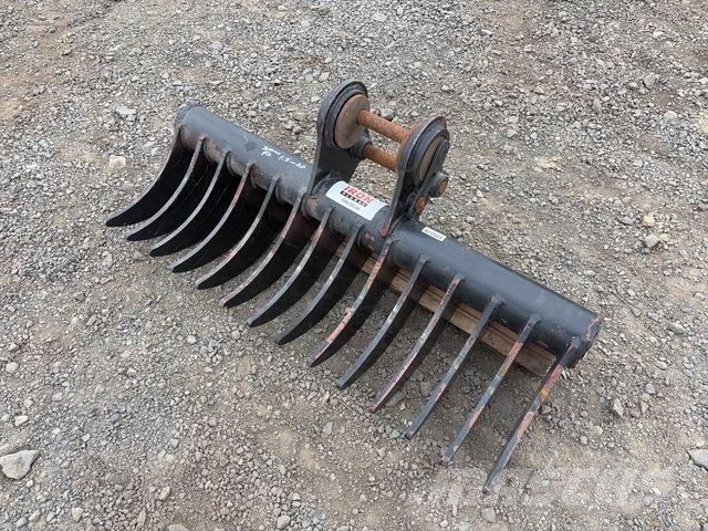 1000 mm Q/C Excavator Rake - Fits 1.5 - 2 Ton (Unu Other
