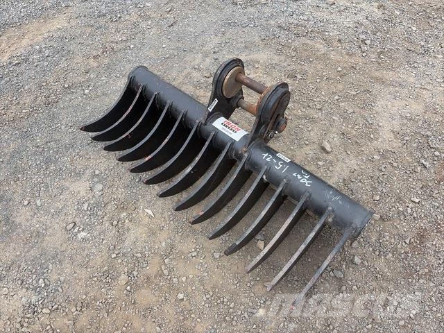 1000 mm Q/C Excavator Rake - Fits 1.5 - 2 Ton (Unu Other