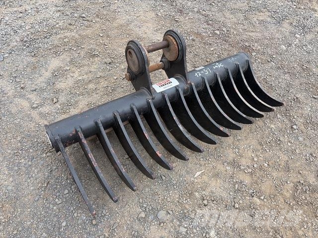 1000 mm Q/C Excavator Rake - Fits 1.5 - 2 Ton (Unu Costruzioni - Altro
