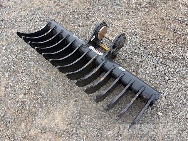 1000 mm Q/C Excavator Rake - Fits 1.5 - 2 Ton (Unu Other