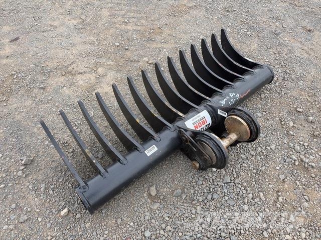 1000 mm Q/C Excavator Rake - Fits 1.5 - 2 Ton (Unu Costruzioni - Altro