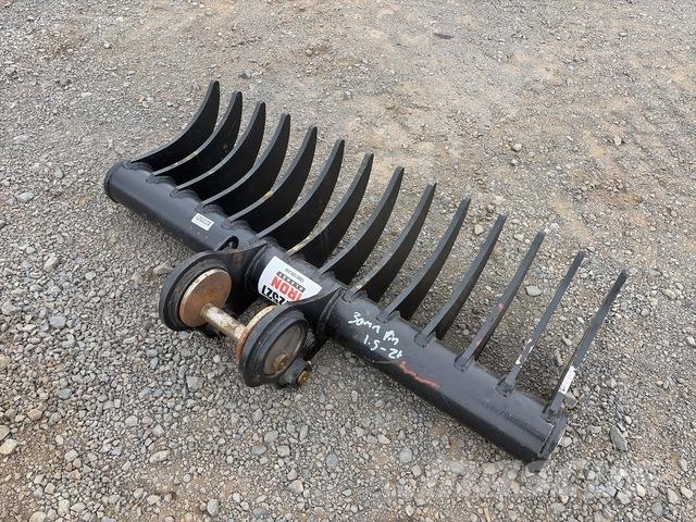 1000 mm Q/C Excavator Rake - Fits 1.5 - 2 Ton (Unu Costruzioni - Altro