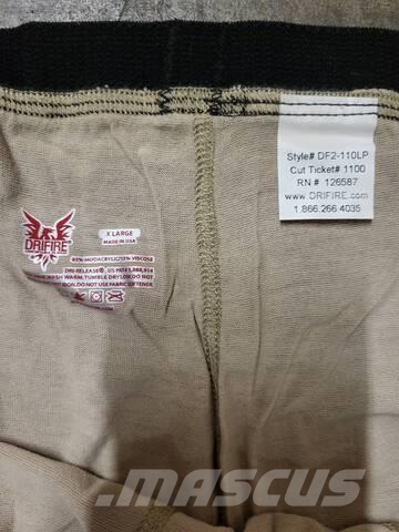  (120) Unused X-Large Drifire Tan Thermal Drawers Andet tilbehør