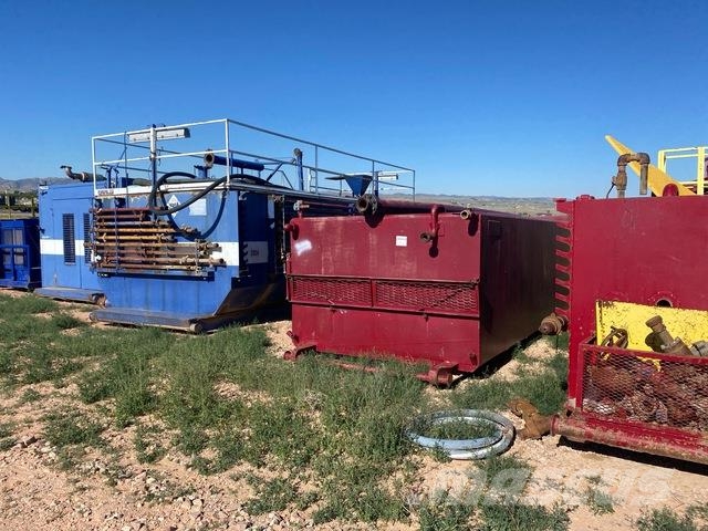 135 bbl Open Top Skid-Mounted Frac Tank Fuel and additive tanks