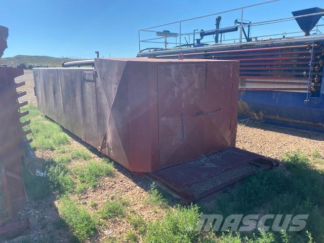 135 bbl Open Top Skid-Mounted Frac Tank Fuel and additive tanks