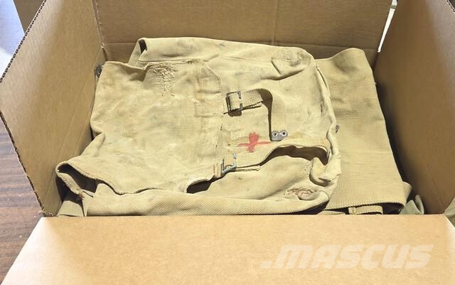 (18) Vintage British WWII Tan Canvas Field Bags Stavebníctvo - ostatné