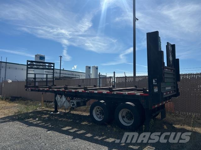 1973 27 ft T/A Pallet Flatbed Trailer Anhænger med lad/Flatbed