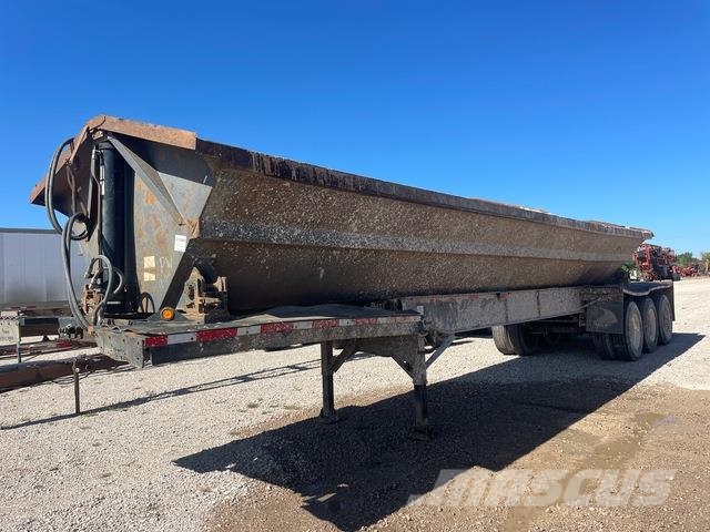 1997 Circle R 34 ft Tri/A Side Dump Trailer Pašizgāzējs