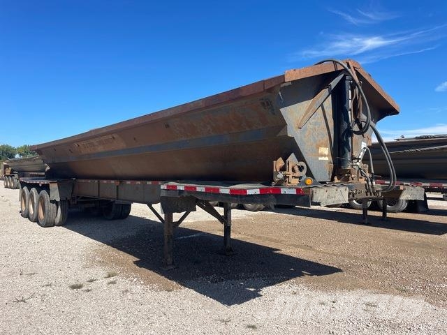 1997 Circle R 34 ft Tri/A Side Dump Trailer Pašizgāzējs