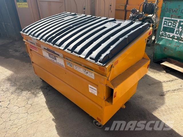2 cyd Front End Loader Waste Container Двигуни і приводи