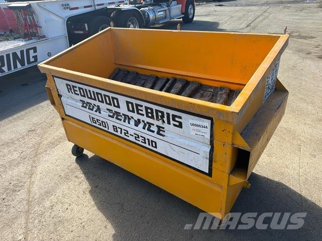 2 cyd Front End Loader Waste Container Двигуни і приводи