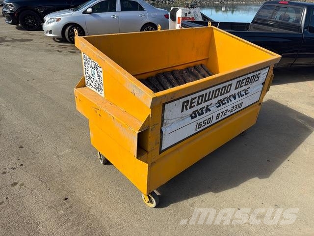 2 cyd Front End Loader Waste Container Двигуни і приводи