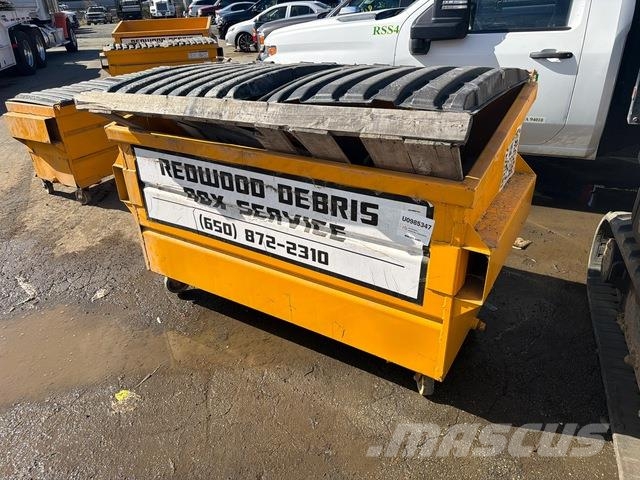 2 cyd Front End Loader Waste Container Двигуни і приводи