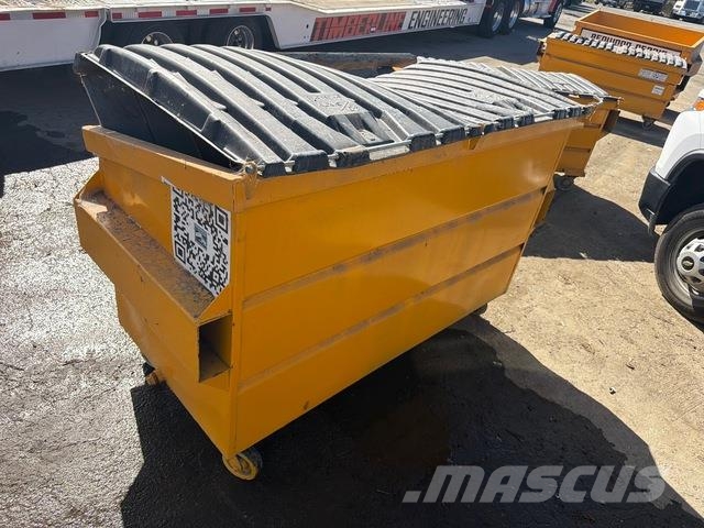 2 cyd Front End Loader Waste Container Двигуни і приводи