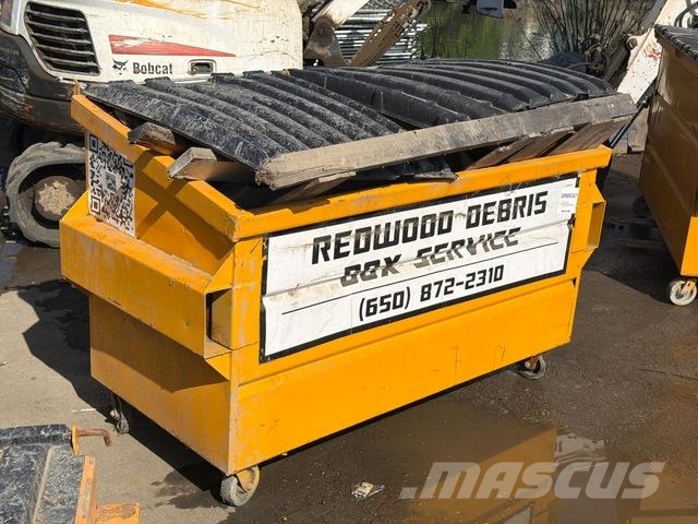 2 cyd Front End Loader Waste Container Двигуни і приводи