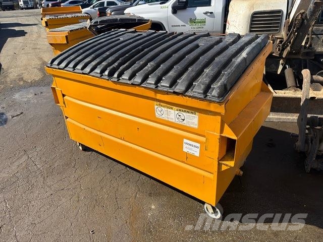 2 cyd Front End Loader Waste Container Двигуни і приводи