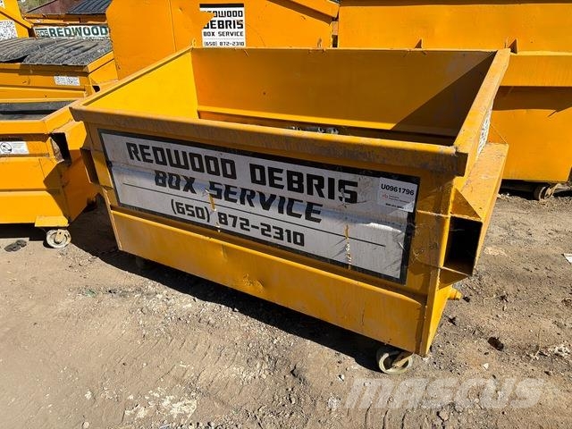 2 cyd Front End Loader Waste Container Двигуни і приводи