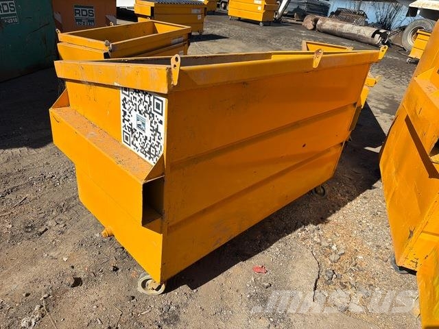 2 cyd Front End Loader Waste Container Двигуни і приводи