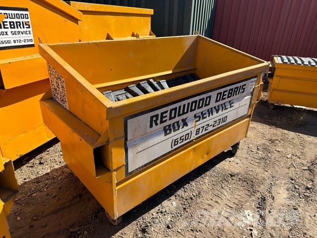 2 cyd Front End Loader Waste Container Двигуни і приводи